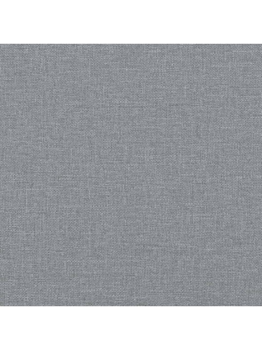Trivietė sofa, šviesiai pilkos spalvos, 180cm, audinys