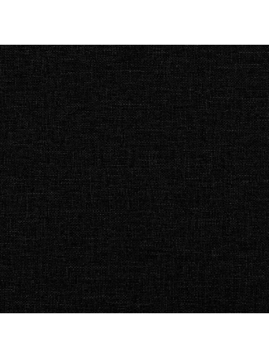 Dvivietė sofa, juodos spalvos, 120cm, audinys
