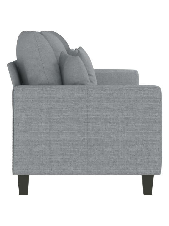 Trivietė sofa, šviesiai pilkos spalvos, 180cm, audinys