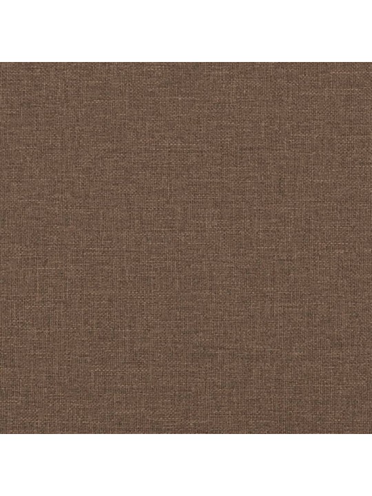 Trivietė sofa, rudos spalvos, 180cm, audinys