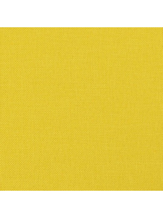 Trivietė sofa, šviesiai geltonos spalvos, 180cm, audinys
