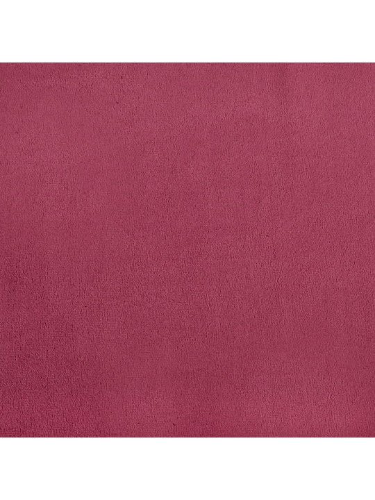 Trivietė sofa, raudonojo vyno spalvos, 180cm, aksomas