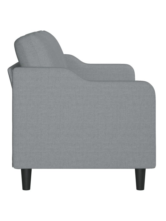 Trivietė sofa, šviesiai pilkos spalvos, 180cm, audinys