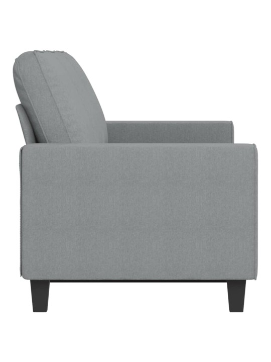 Trivietė sofa, šviesiai pilkos spalvos, 180cm, audinys
