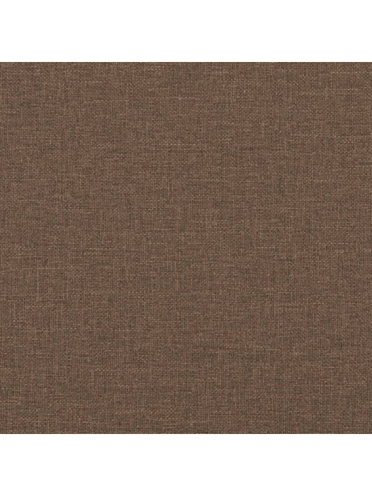 Trivietė sofa, rudos spalvos, 180cm, audinys