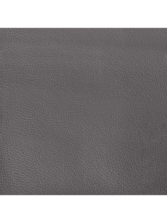 Dvivietė sofa, pilkos spalvos, 120cm, dirbtinė oda