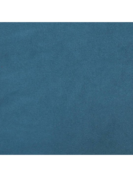 Dvivietė sofa, mėlynos spalvos, 120cm, aksomas