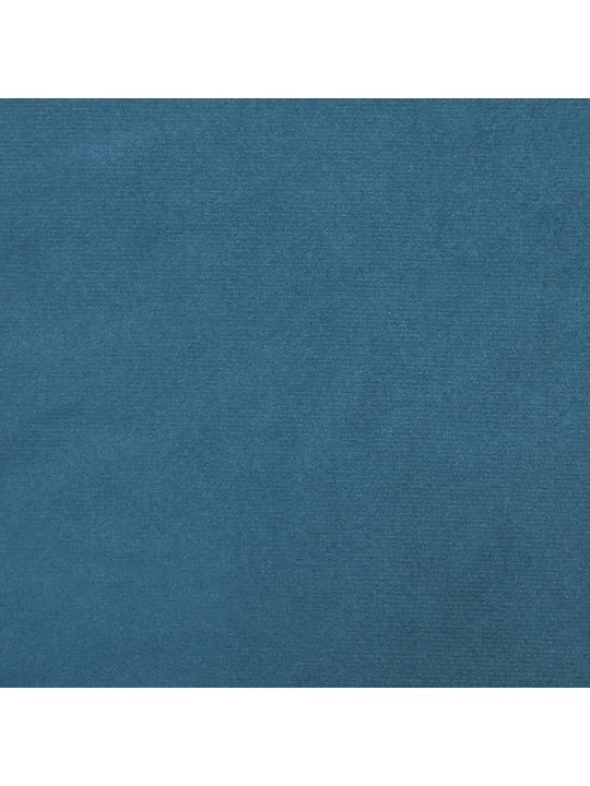 Trivietė sofa, mėlynos spalvos, 180cm, aksomas