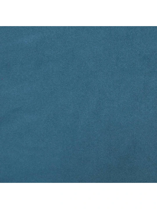 Trivietė sofa, mėlynos spalvos, 180cm, aksomas