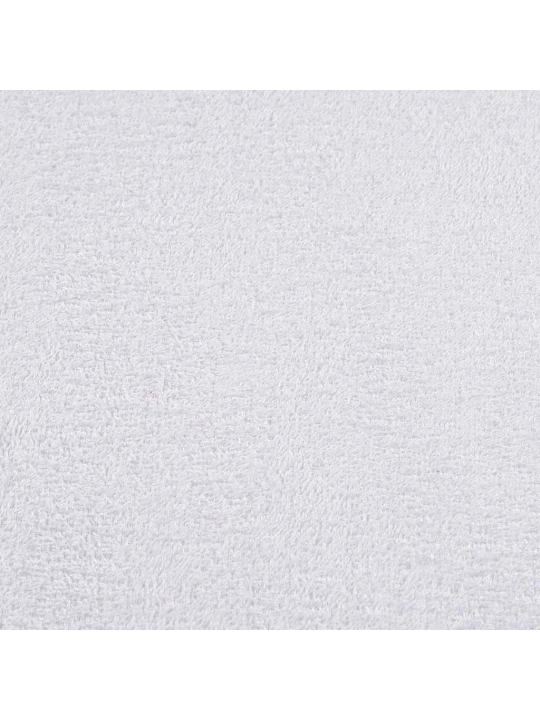 Saunos rankšluosčiai, 4vnt., balti, 80x200 cm, medvilnė