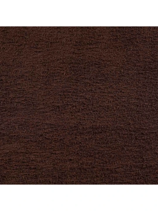 Dušo rankšluosčiai, 2vnt., rudi, 70x140 cm, medvilnė, 360g/m²