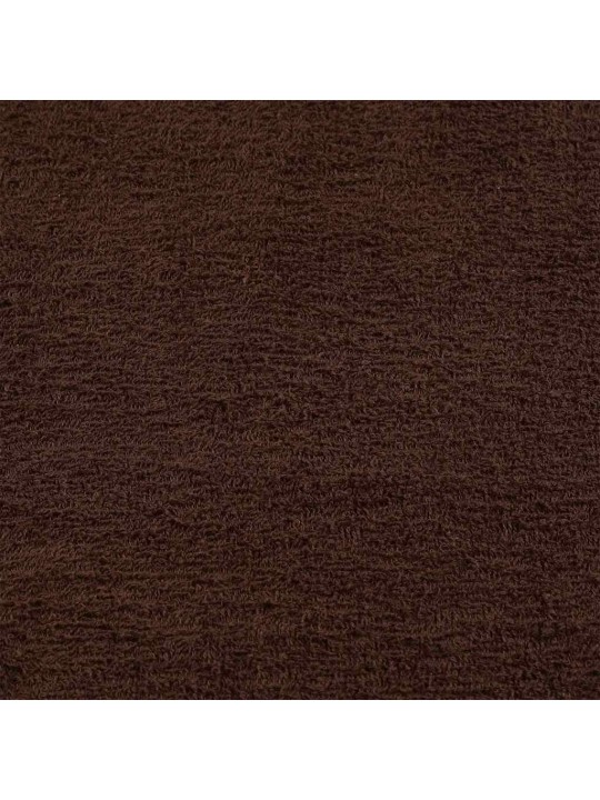 Rankšluosčiai, 4vnt., rudi, 100x200 cm, medvilnė, 360g/m²