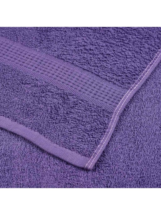 Saunos rankšluosčiai, 4vnt., violetiniai, 80x200 cm, medvilnė