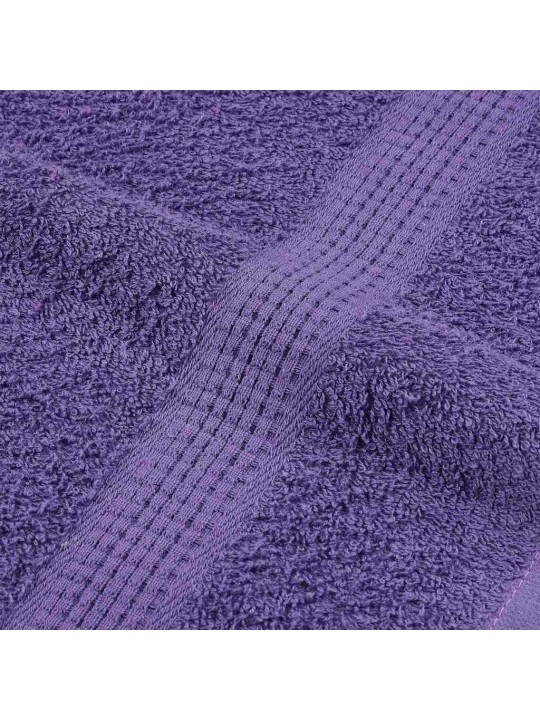 Saunos rankšluosčiai, 4vnt., violetiniai, 80x200 cm, medvilnė
