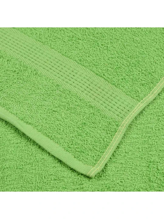 Rankšluosčiai, 10vnt., žali, 30x30 cm, medvilnė, 360g/m²