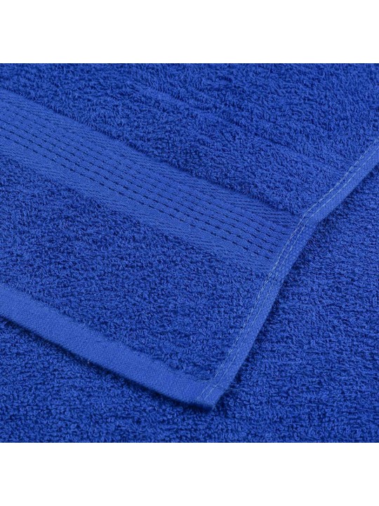 Rankšluosčių rinkinys, 8vnt., mėlyni, 100% medvilnė, 360g/m²