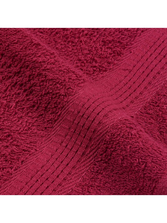 Rankšluosčių rinkinys, 8vnt., raudoni, 100% medvilnė, 360g/m²