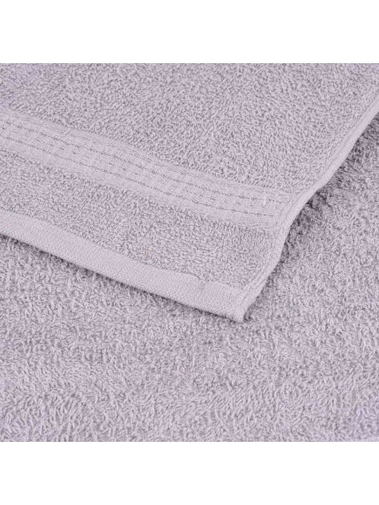 Rankšluosčių rinkinys, 8vnt., pilki, 100% medvilnė, 360g/m²