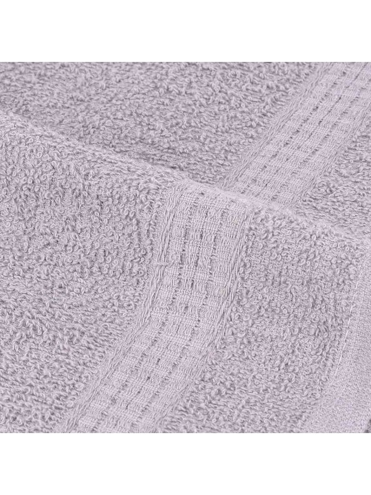 Rankšluosčių rinkinys, 8vnt., pilki, 100% medvilnė, 360g/m²