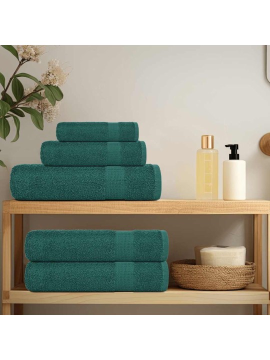 Rankšluosčių rinkinys, 8vnt., žali, 100% medvilnė, 360g/m²