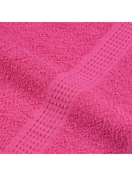 Rankšluosčių rinkinys, 8vnt., rožiniai, 100% medvilnė, 360g/m²