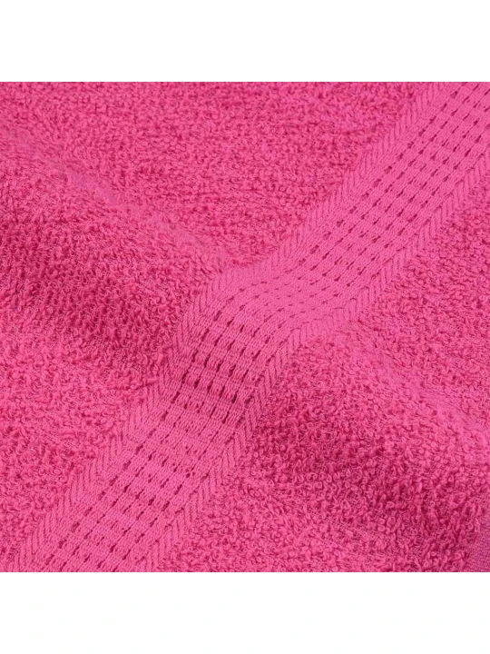 Rankšluosčių rinkinys, 8vnt., rožiniai, 100% medvilnė, 360g/m²