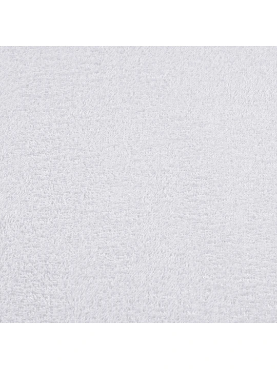 Rankšluosčių rinkinys, 6vnt., balti, 100% medvilnė, 360g/m²