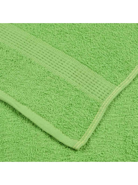 Rankšluosčių rinkinys, 6vnt., žali, 100% medvilnė, 360g/m²