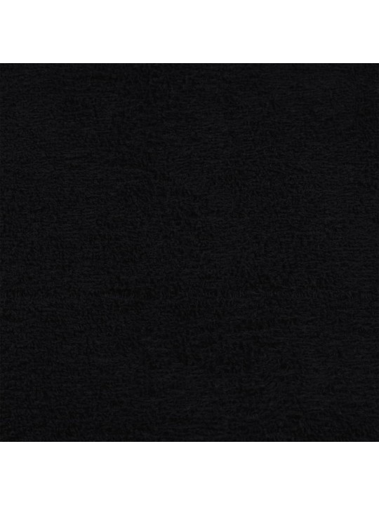 Rankšluosčių rinkinys, 12vnt., juodi, 100% medvilnė, 360g/m²