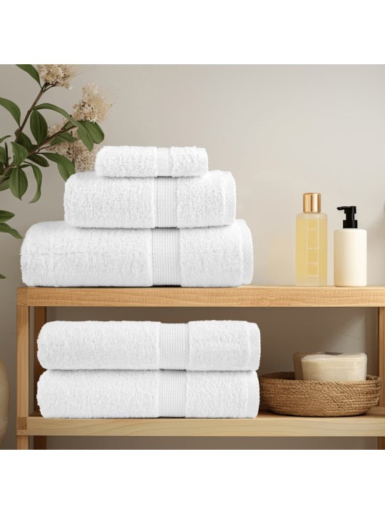Rankšluosčių rinkinys SOLUND, 8vnt., balti, 600g/m²