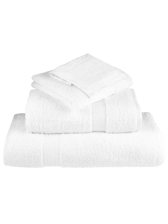 Rankšluosčių rinkinys SOLUND, 8vnt., balti, 600g/m²