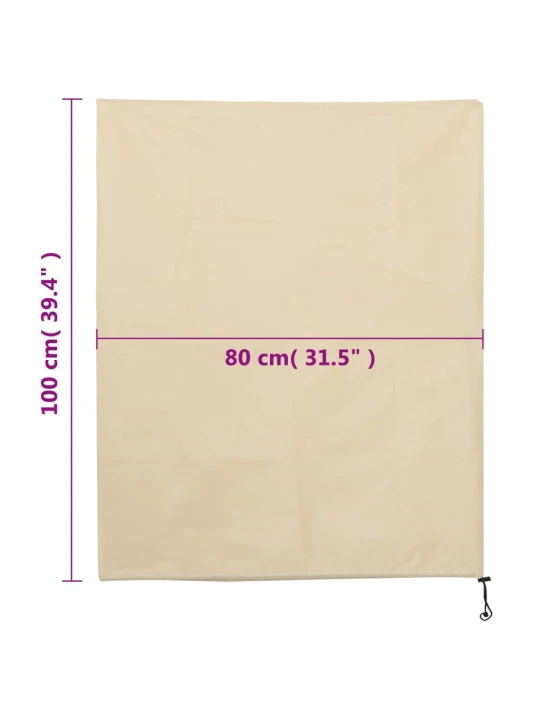 Uždangalai augalams su virvutėmis, 4vnt., 0,8x1m, 70g/m²