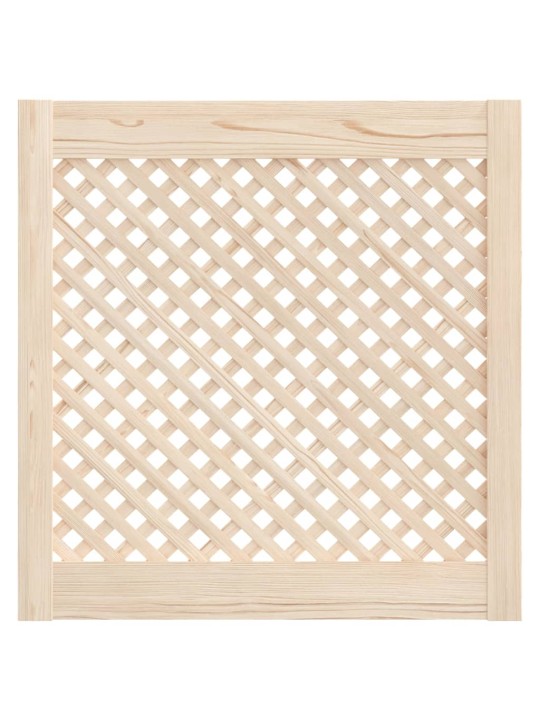 Spintelės durelės, 2vnt., 59,5x61,5 cm, pušis, grotelių dizaino