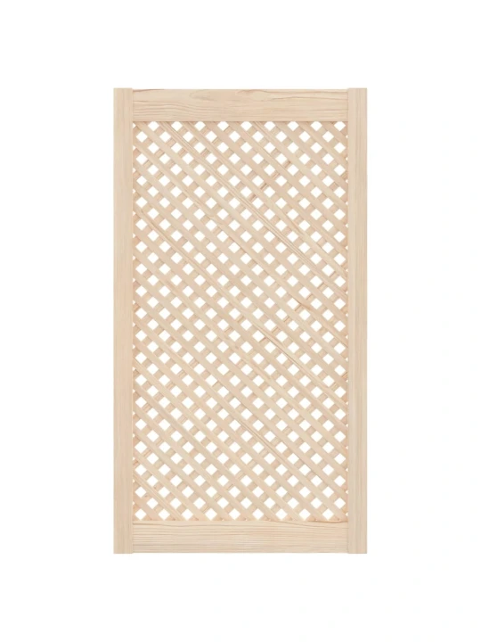 Spintelės durelės, 2vnt., 49,5x99cm, pušis, grotelių dizaino