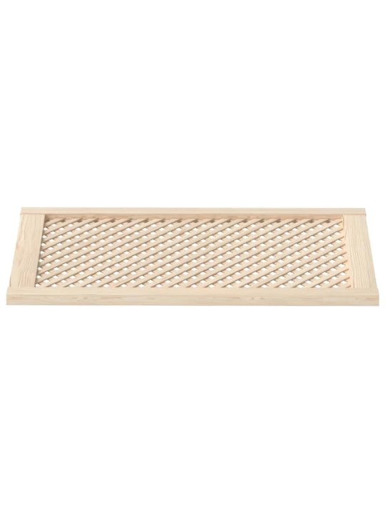 Spintelės durelės, 2vnt., 49,5x99cm, pušis, grotelių dizaino