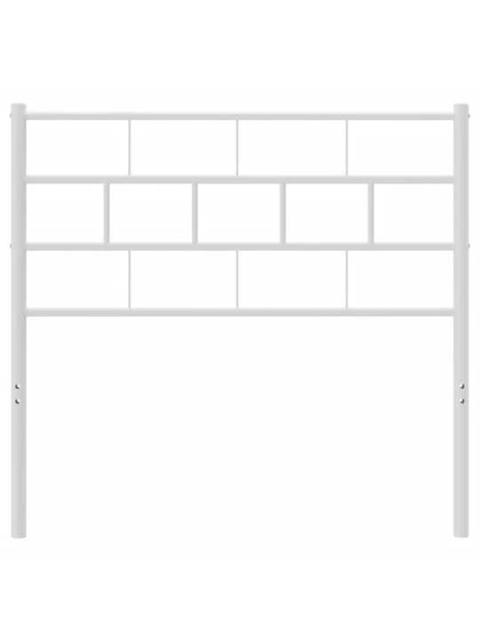Metalinis galvūgalis, baltos spalvos, 90cm