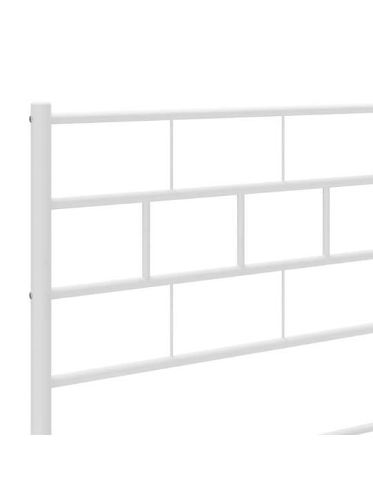 Metalinis galvūgalis, baltos spalvos, 90cm