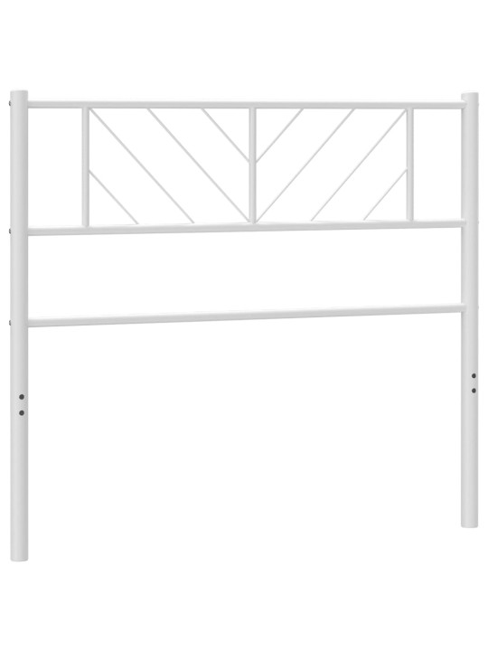 Metalinis galvūgalis, baltos spalvos, 90cm