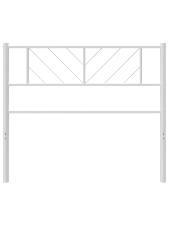 Metalinis galvūgalis, baltos spalvos, 90cm