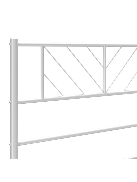 Metalinis galvūgalis, baltos spalvos, 90cm