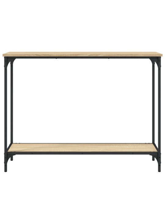 Konsolinis staliukas, ąžuolo, 101x30,5x75cm, apdirbta mediena