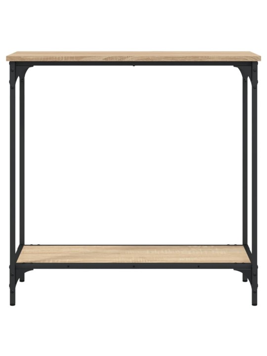 Konsolinis staliukas, ąžuolo, 75x30,5x75cm, apdirbta mediena