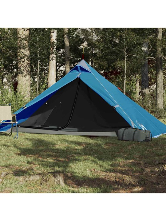 Stovyklavimo palapinė, mėlyna, vienvietė, tipi dizaino