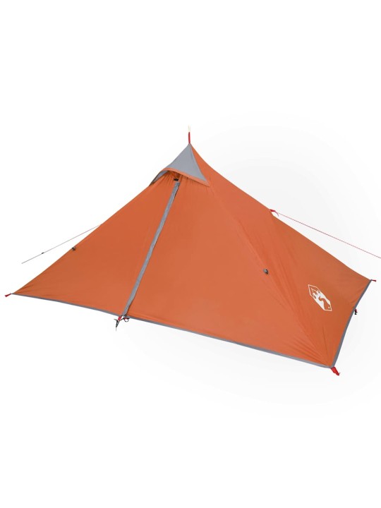 Stovyklavimo palapinė, oranžinė, vienvietė, tipi dizaino