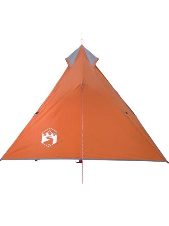 Stovyklavimo palapinė, oranžinė, vienvietė, tipi dizaino