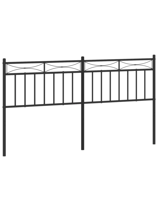 Metalinis galvūgalis, juodos spalvos, 160cm