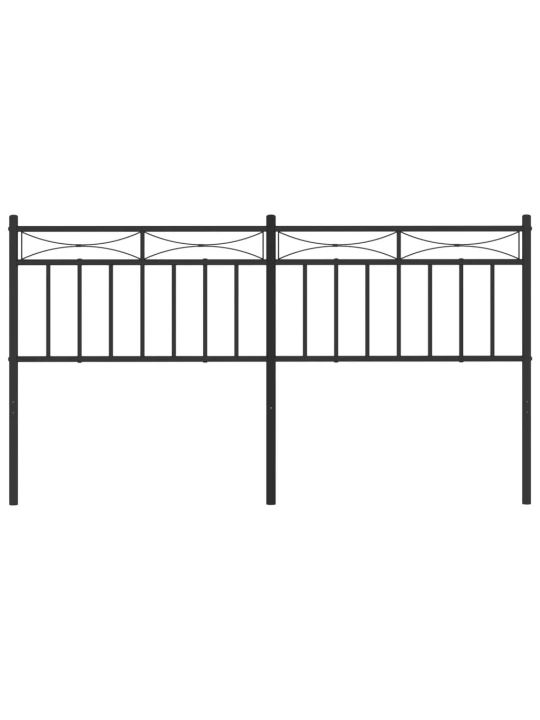 Metalinis galvūgalis, juodos spalvos, 160cm