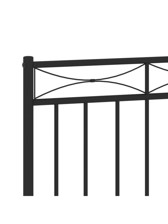 Metalinis galvūgalis, juodos spalvos, 160cm