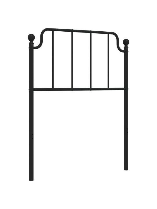 Metalinis galvūgalis, juodos spalvos, 80cm