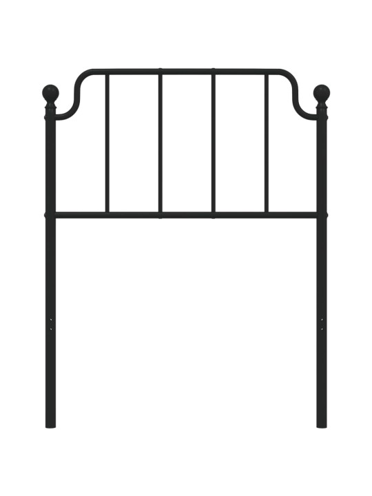 Metalinis galvūgalis, juodos spalvos, 80cm